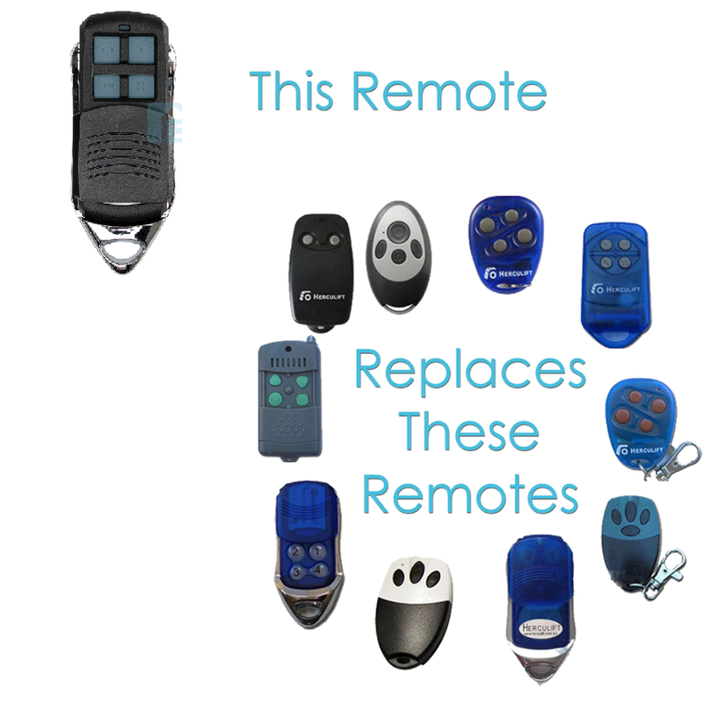 Herculift 4 Button Remote