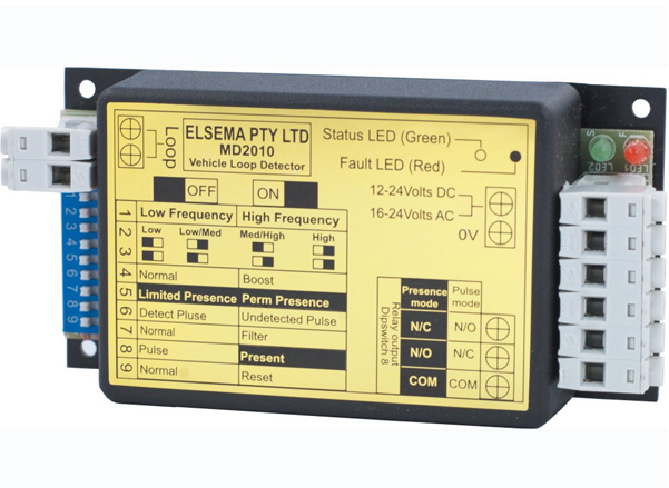 Elsema Loop Detector MD2010 Single Relay Output - MD2010