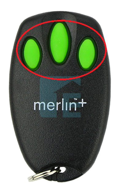 Merlin Replacement Green Rubber Pad For Bearclaw Remotes C945 E945M x1