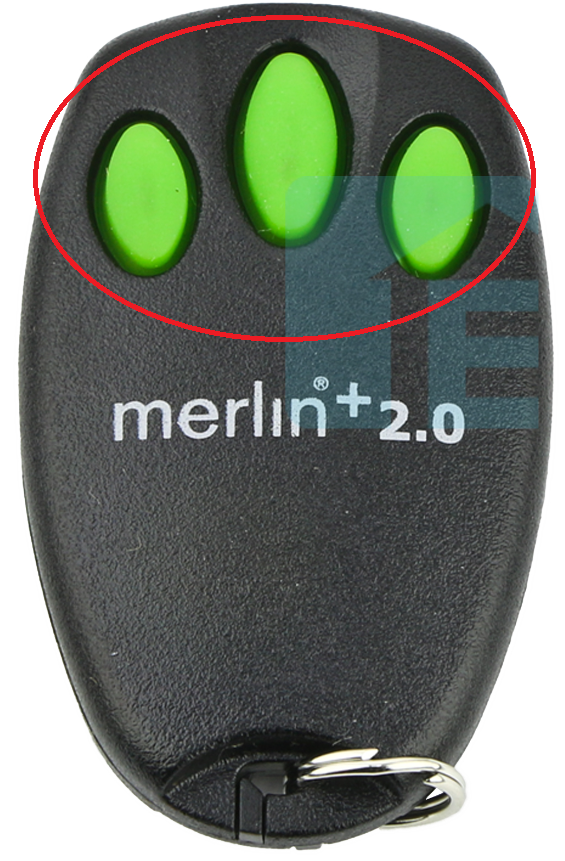 Merlin Replacement Green Rubber Pad For Bearclaw Remotes C945 E945M x1