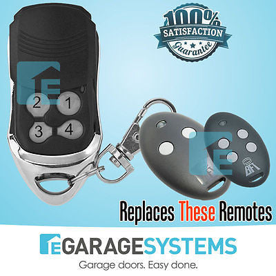 BFT Mitto 2M & 4M Rolling Code Remote Modern Black CBFTMB