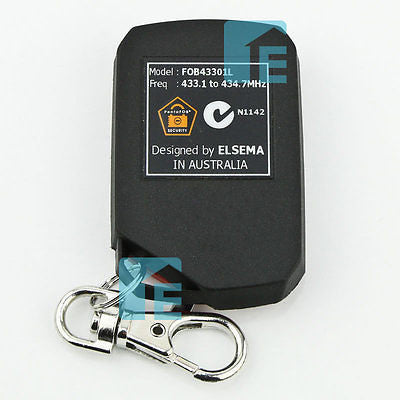 Elsema Pentafob Large Button Red Remote FOB43301LR