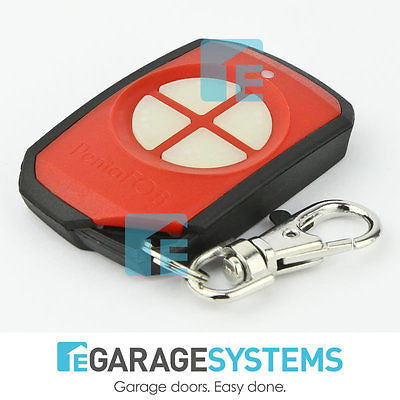 Elsema Pentafob 4 Button Red Remote FOB43304R