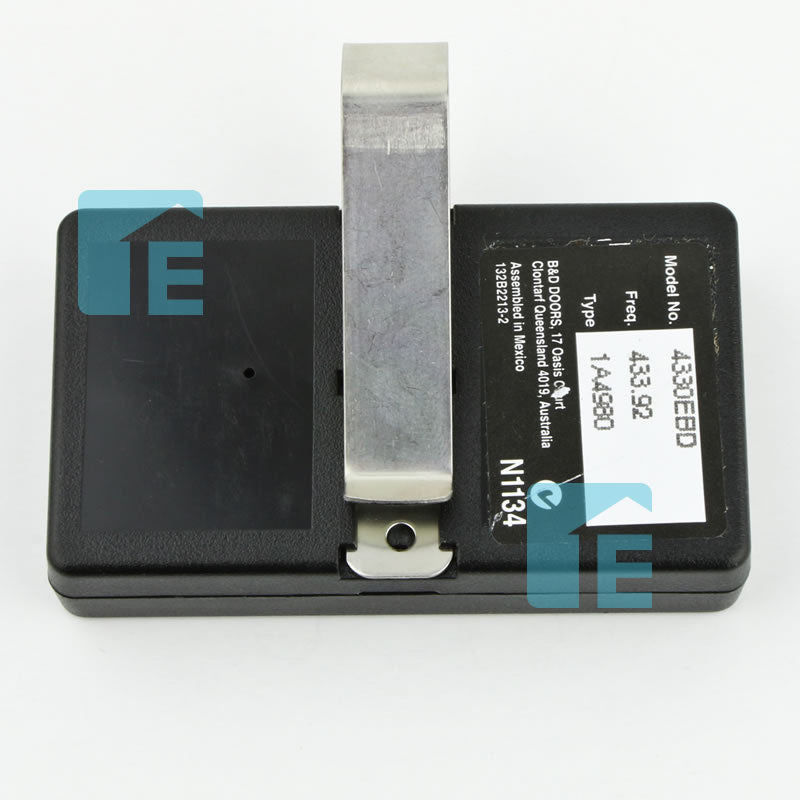 B&D 4330EBD Remote (NO VISOR CLIP)