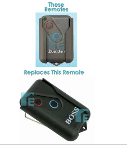 Boss BHT4 303MHz Remote Suits Boss BOL4