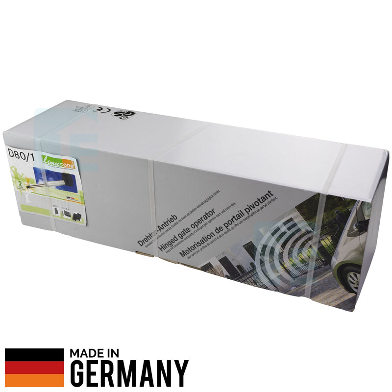 Limus One Premium Swinging Gate Motor Opener Made in Germany Auto Single D80/1