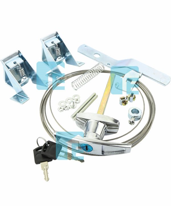 T Handle Tilt Garage Door Complete Fitting Kit With Lock