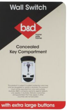 B&D Tri Tran+ Wireless Wall Button WTB7