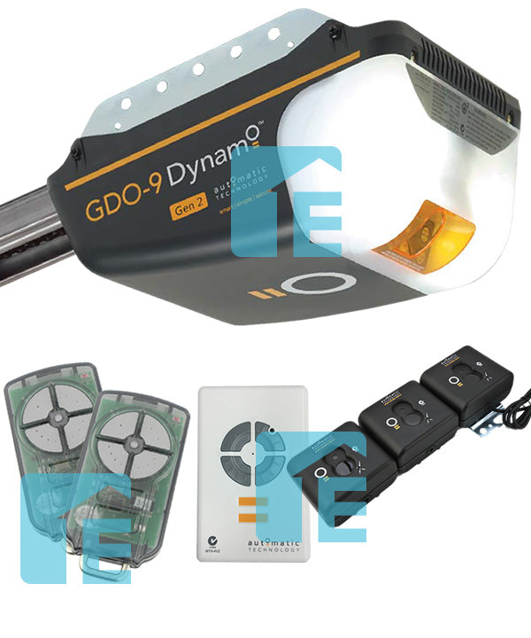 ATA GDO-9v3 Dynamo Gen2 With Steel Belt C-Rail + Wireless Safety Beam System