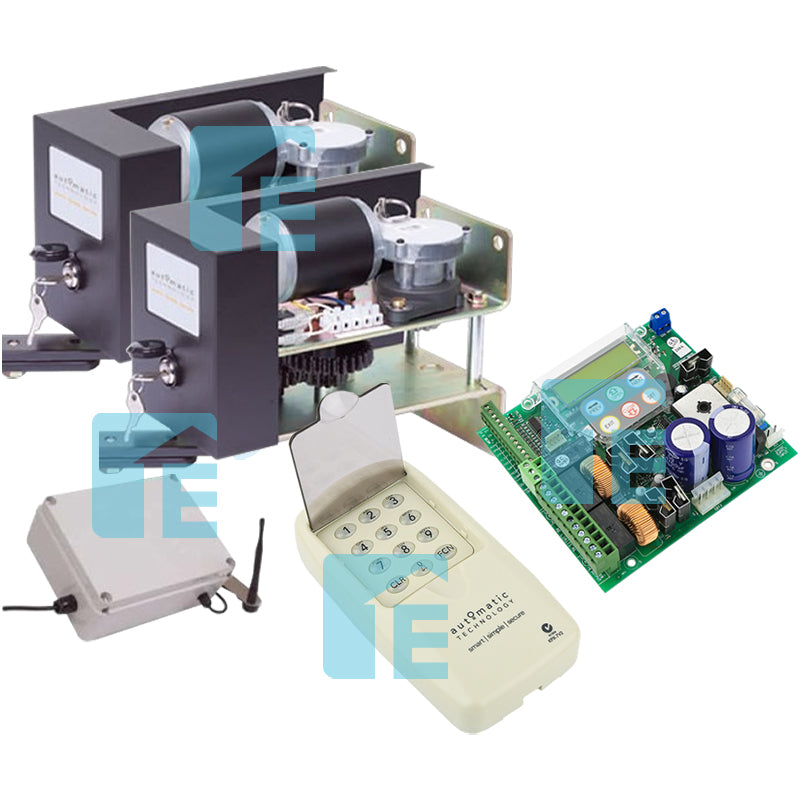 ATA SGO-1v4 Elite Dual Leaf Swing Kit With DCB05 Control Box & Wireless Keypad