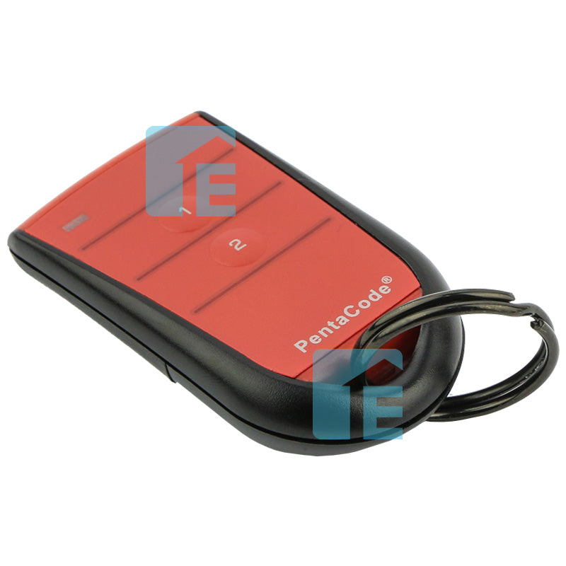 Elsema Pentacode 2 Button Red Remote PCK43302R