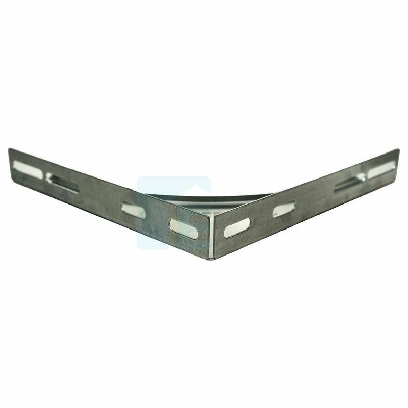 Steel-line Garage Roller Door Bracket Pair - Left & Right Brackets