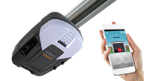 ATA Syncro ATS-3 Sectional Garage Door Opener With Chain Rail & SMARTPHONE KIT