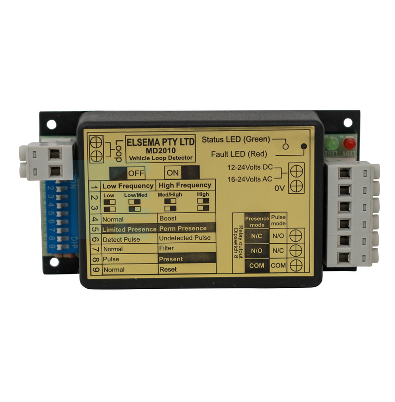 Elsema Loop Detector MD2010 Single Relay Output - MD2010