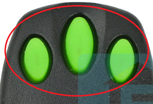 Merlin Replacement Green Rubber Pad For Bearclaw Remotes C945 E945M x1