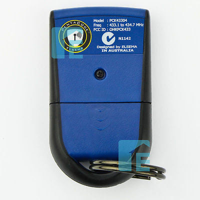 Elsema Pentacode 4 Button Blue Remote PCK43304B