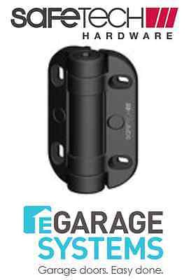 Safetech Heavy Duty Adjustable Tension Hinge With NO Legs Black Pair - SHH-135S