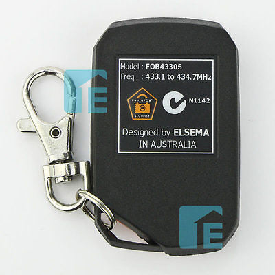 Elsema Pentafob 5 Button Orange Remote FOB43305O