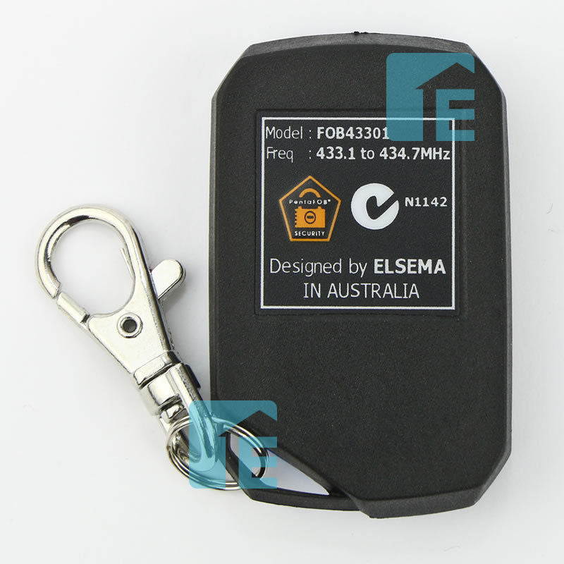 Elsema Pentafob Large Button Blue Remote FOB43301BL