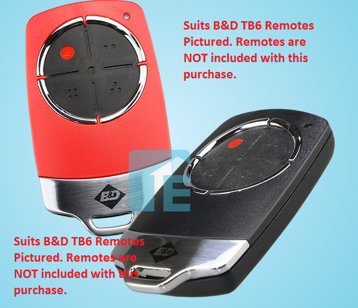 B&D TB6 Remote Holder & Visor Clip