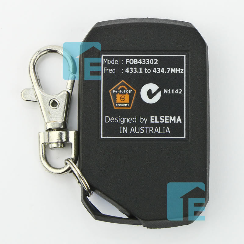 Elsema Pentafob 2 Button Blue Remote FOB43302BL