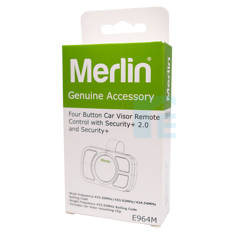 Merlin E964M Visor Remote Suits Security + Security +2.0