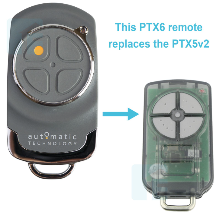 ATA PTX6 TrioCode128 Remote Grey - Replaces PTX5v2