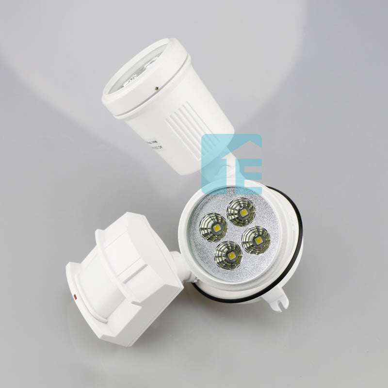 Integrated Led Module Chamberlain Chamberlain Sensor Light White LED Twin Head With 180° Sensor – eGarage ...
