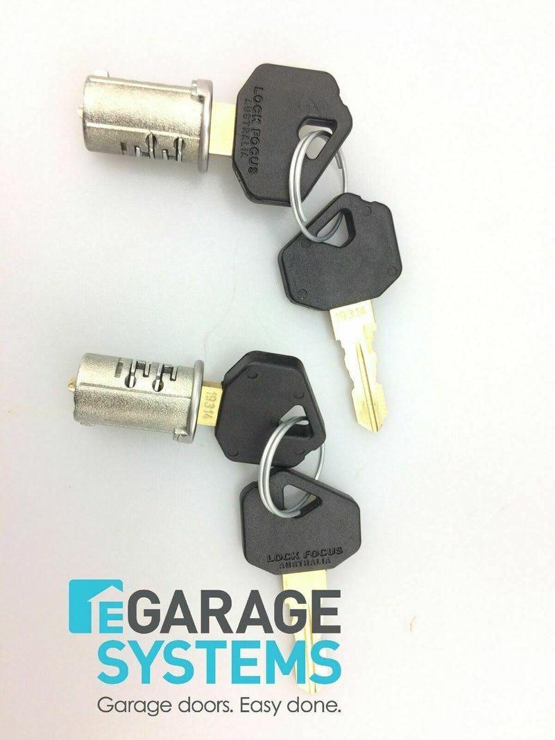 Garage Door Lock Barrel Suits Gliderol, Firmadoor, Steelline, Stramit, B&D Rollmasta & Deluxe Locks