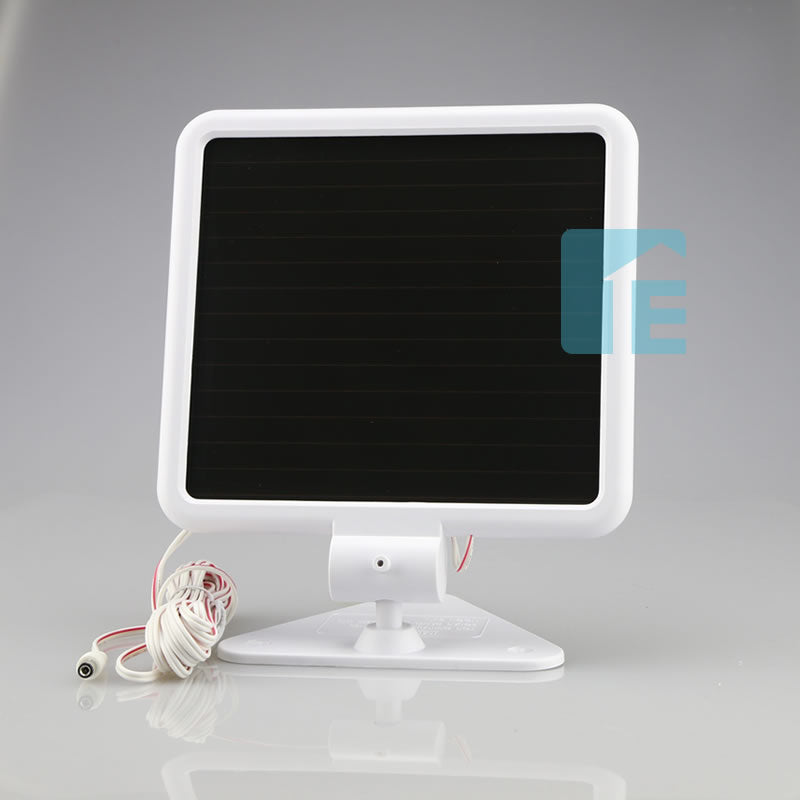White Panel Solar Sensor Chamberlain Sensor Light White LED Head With 180° Sensor + Solar Charg ...